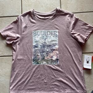 Spyder Mauve Boulder Graphic Tee